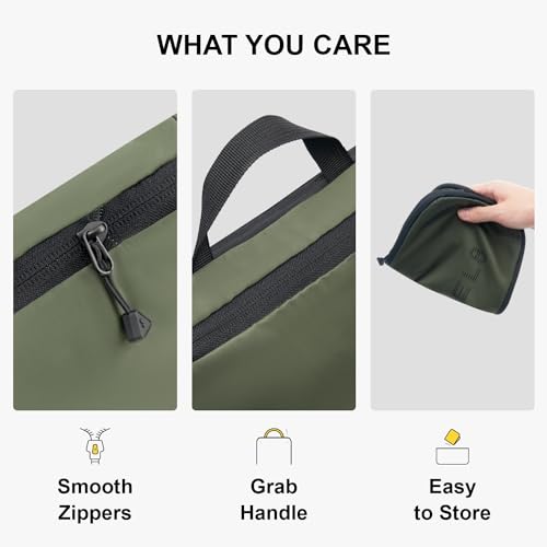 LEVEL8 Compression Packing Cubes for Suitcase, 6 Set Travel Bags with Shoe Organizer, Packing Organizers Travels Accessories in 4 Sizes (Extra Large, Large, Medium, Small), Green