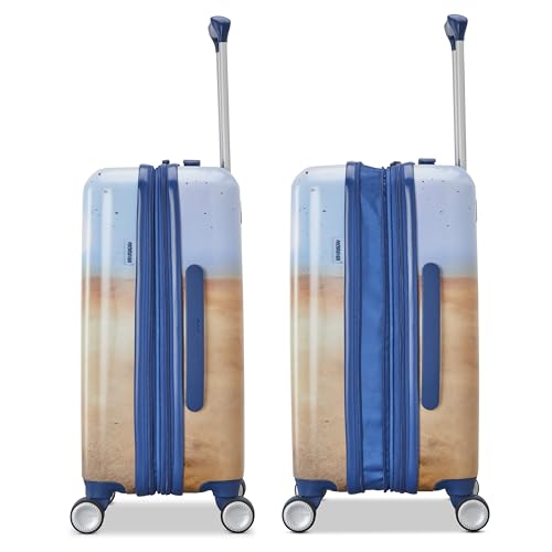American Tourister R2D2 CARRY-ON SPINNER Luggage - Airline Approved, Durable Hardshell with RightHeight Adjustable Handle - Expands 1.5in - Roll Confidentially with Dual 360 Spinner Wheels