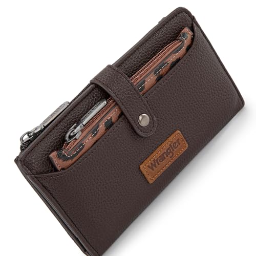 Wrangler Laptop Bag and Leopard Print Wallet Set for Women