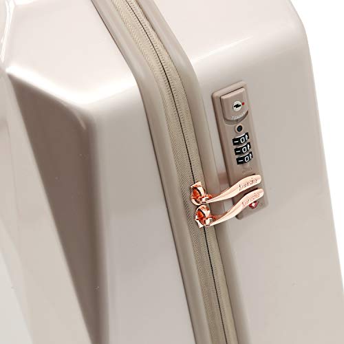 kensie Women's Gemstone Luggage Set, Rose Gold, 2 Piece Set (28"/20")