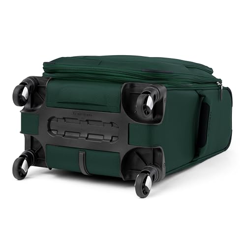 Travelpro Maxlite 5 Softside Expandable Luggage with 4 Spinner Wheels, Lightweight Suitcase, Men and Women, Forest Green, Carry-on 21-Inch