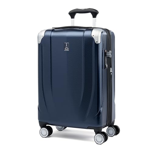 Travelpro Pathways 3 Hardside Expandable Luggage, 8 Spinner Wheels, Lightweight Hard Shell Suitcase, Carry On 21 Inch, Royal Blue
