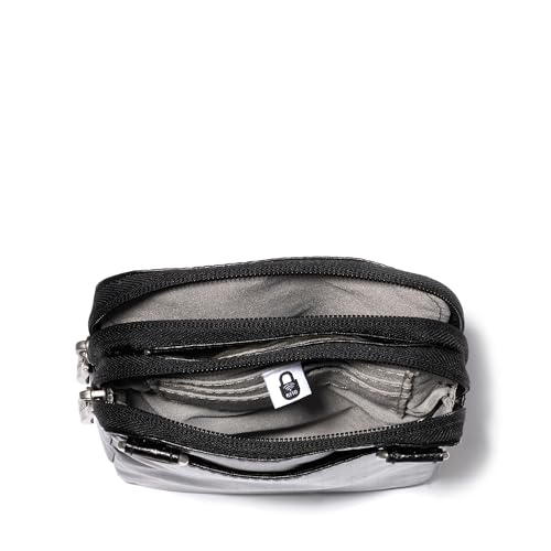 Modern Take Two RFID Crossbody - 5"x7" Lightweight Small Phone Wallet Crossbody Bag - Nylon Travel Purse