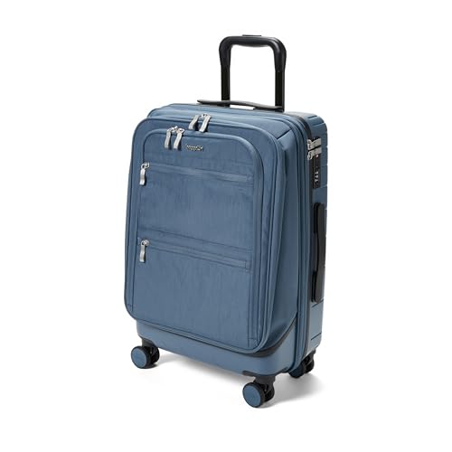 Baggallini Set Wave 22” 4 Wheel Hybrid Carry-On Luggage - Lightweight Carry On Suitcase with Wheels