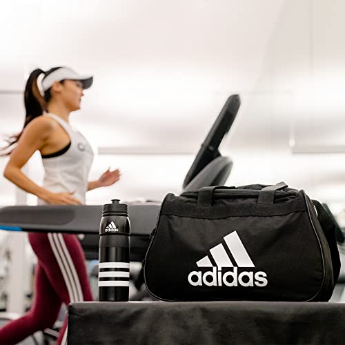adidas Power Gym Bag – Lightweight Small Duffel, Black/Diablo, OSFA
