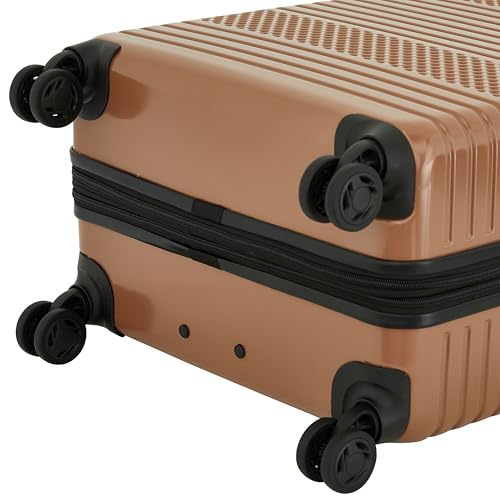 French Connection 5 Piece Mersai Luggage Travel Set, Warm Truffle