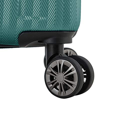 Traveler's Choice Dana Point Hardside Expandable Luggage Set, Spruce, 3-Piece