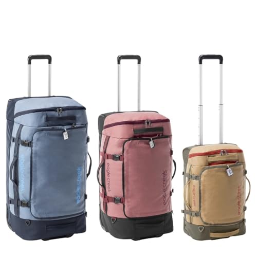 Eagle Creek Cargo Hauler XT Wheeled Duffel - Wheeled Backpack Duffel - Deployable Backpack Straps - Lockable U-Lid & Easy Access Compartment - Charcoal