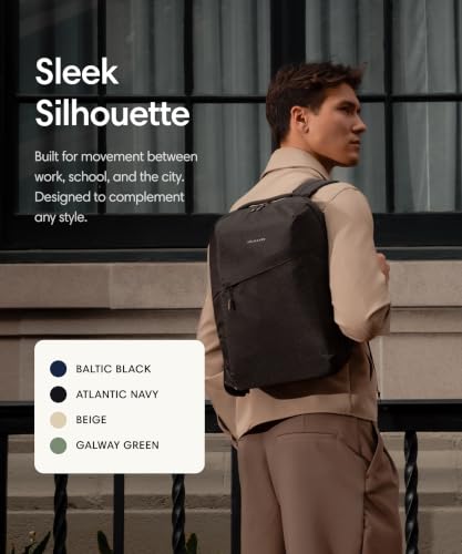 Solgaard Artemis Backpack - 16L Work, School & Laptop Travel Bag (Black)