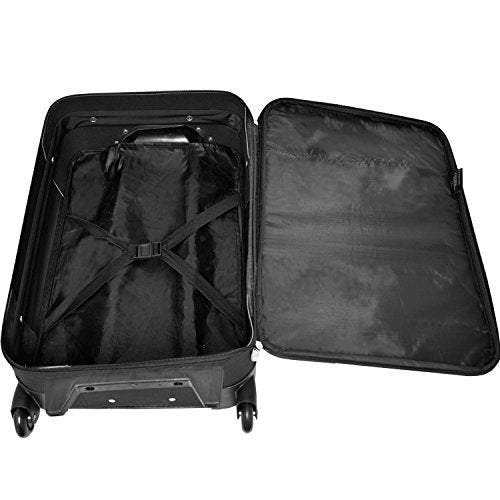 Travelers Club Euro 3-Piece Carry-On Luggage Set, Black