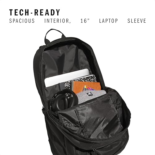 adidas Excel 7 School Backpack for Laptop, Gym and Travel, 34L, Black/7.5, OSFA