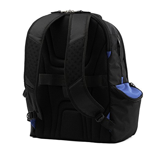 Travelpro Bold Lightweight Rugged Backpack, Fits up to 15.6 inch laptop and tablet sleeve, Blue/Black