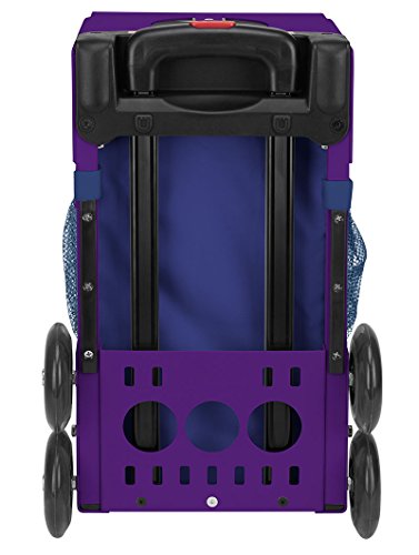 ZUCA "Island Life Sport Insert Bag, Purple Frame with Flashing Wheels