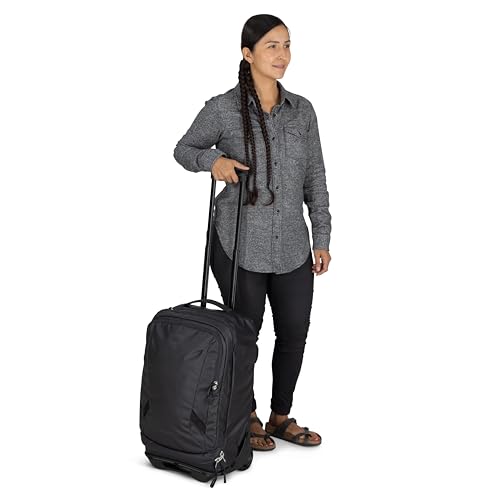 Osprey Transporter Wheeled Carry-On, Raven Black