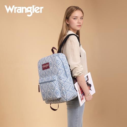 Montana West Wrangler Lightweight Backpack for Women Water Resistant 800D Casual Daypack for College, Commute, Travel & Gym