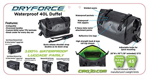 CIRO DRYFORCE™ Waterproof 40L Duffel