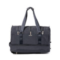 Baggallini MultiZip Convertible Duffel - Lightweight 15x12x12 Inch Travel Backpack Duffel Crossbody Bag for Women