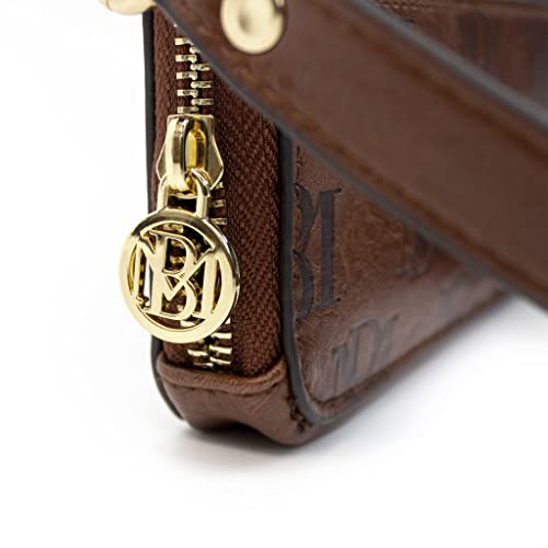BADGLEY MISCHKA Madalyn Vegan Leather Pouch Belt Bag (Tan)