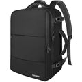 Taygeer Travel Laptop Backpack for Men Women, Airplane Approved Travel Backpack Suitcase with Water Bottle Pocket, Lightweight College 35l Luggage Bag 15.6inch Laptop Mochila Gifts for Business,Black
