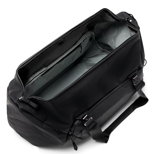 Peak Design Travel Duffel 50L, Black, Extra-Wide Single Zip Access, Weatherproof Shell, 4 External Pockets, Fits Packing Cubes & Camera Cubes, Ideal for Weekend Trips, Versatile Duffel Bag for Travel