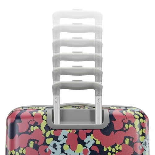 American Tourister Moonlight II Hardside Expandable Luggage with Spinner Wheels, Poppy Pattern, Carry-On 20-Inch