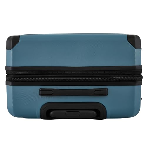 Wrangler ATG Trailway Expandable Hardside Luggage, Storm Blue, 22" Carry-On
