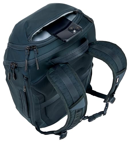 Thule Chasm 26L Backpack,Durable Water-Resistant Recycled Materials,Mesh Pockets Organization, Side Zipper Easy Access