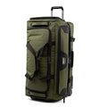 Travelpro Bold Drop Bottom Wheeled Rolling Duffel Bag, Olive/Black, 30-Inch