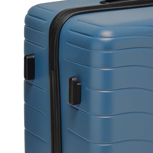 Baggallini Set Wave 26” 4 Wheel Hardside Luggage - Lightweight Suitcase with Wheels
