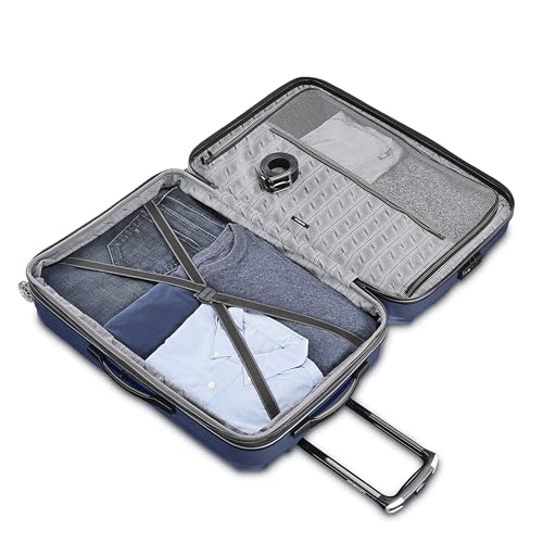 Samsonite Centric 2 Hardside Expandable Luggage with Spinner Wheels, True Navy, 3-Piece Set (20/24/28)