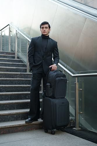 Kenneth Cole REACTION The Venturer 20-Inch Carry-On Lightweight Durable Softside 8-Wheel Spinner Cabin Size Luggage, Olive
