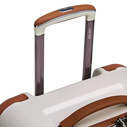 DELSEY PARIS Chatelet Air 2.0 - Hardside Checked Luggage Trunk 26 Inch - TSA Lock - 360° Spinner Wheels - Polycarbonate Travel Suitecase - Angora
