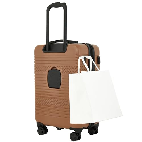 French Connection 5 Piece Mersai Luggage Travel Set, Warm Truffle