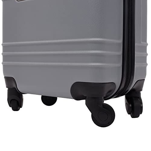 Travelers Club 22" Richmond Spinner Carry-On Luggage, Charcoal