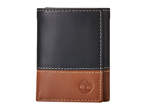Timberland Two-Tone Trifold Black/Brown One Size