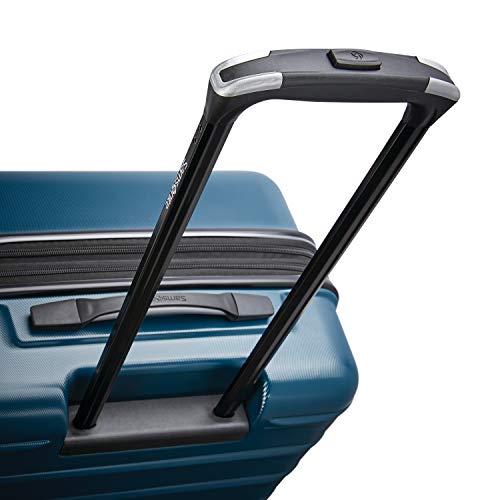 Samsonite Omni 2 Domestic Carry-On Luggage - 22x14x9 Airline-Approved - Features Expandable Polycarbonate Shell, 360° Wheels, TSA Lock - Amazon Exclusive - Nova Teal
