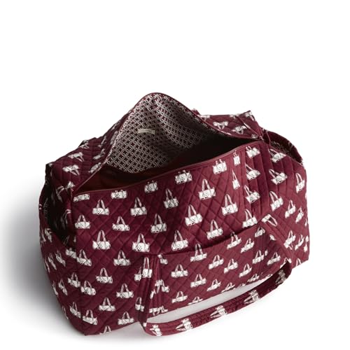 Vera Bradley Women's Premium Cotton Large Original Duffel Bag, Duffel Mosaic, One Size