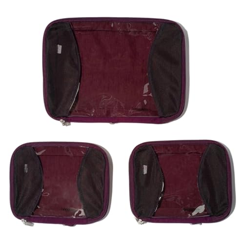 Baggallini Compression Cube 3-piece set - Lightweight Compression Packing Cubes for Travel