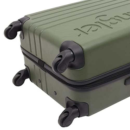 Wrangler Quest Luggage Set, Olive Green, 3 Piece Set (30"/26"/22")