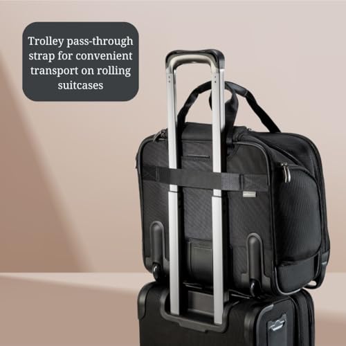 Ricardo Beverly Hills Flight Essentials Softside Wheel-A-Board Bag, Rolling Laptop Carry-On Luggage, Durable Ballistic Nylon Fabric, Water and Stain Resistant, Men and Women, 16.5-Inches Wide
