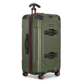 Traveler's Choice Maxporter II Polycarbonate Hardside Trunk with Spinner Wheels, Green, 28-Inch Medium Trunk
