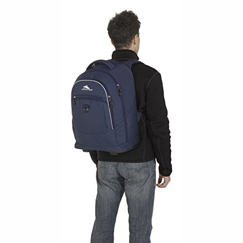 High Sierra Chaser Wheeled Laptop Backpack, True Navy