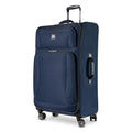 Skyway Epic Softside Large Checked Luggage - Lightweight Suitcase with Wheels | TSA Approved Travel Bag | Spinner Suitcase | Large Luggage Set with Telescoping Handle, 28 inch, Surf Blue