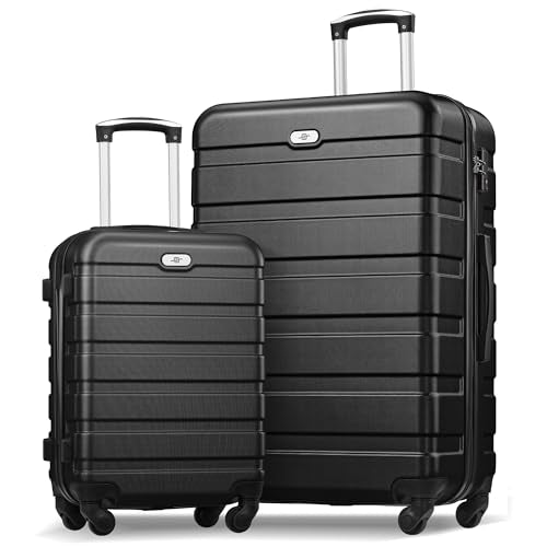Suitour Luggage Sets 2 Piece with Spinner Wheels,Hard Shell 20 Carry on Suitcase and 28 inch Luggage with Spinner Wheels Suitcase Set with TSA Lock(20in/28in)