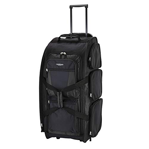 Travelers Club 30" Xpedition Rolling Duffel Bag, Black