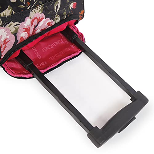 BEBE Women's Rolling Duffel, Dark Rose