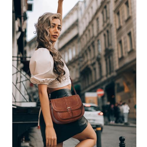 Crossbody Bags for Women Small Saddle Purse and Boho Cross Body Handbags