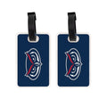 Desert Cactus Florida Atlantic University Luggage Tag – Official FAU Owls 2 Pack Travel ID Label for Suitcases, Bags, and Carry-Ons (2-Pack Acrylic Luggage Tag A)