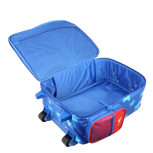 Stephen Joseph Kids Classic Rolling Luggage, Kids Luggage, Toddler Rolling Travel Carry On, Kids Suitcase with wheels,