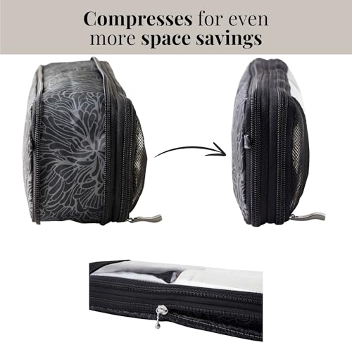 Baggallini Long Compression Cube - Lightweight Compression Packing Cube for Travel